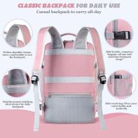 Mochila de viaje para Mujer, Bolso de cabina Ryanair, 40x20x25, 20L, para equipo de mano en Avión - details 2