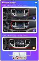 AWESAFE PX9 inalámbrico CarPlay Android Auto Radio para Tucson 3 Hyundai IX35 2015 2016 2017 2018 coche reproductor multimedia GPS 2 din autoradio volante controles RDS Bluetooth - details 0