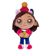 Mochila De Peluche Gabby's Doll House Juguete Para Niños Muñeca De Peluche Gato Sirena Regalo De Navidad Con Sticker - details 3