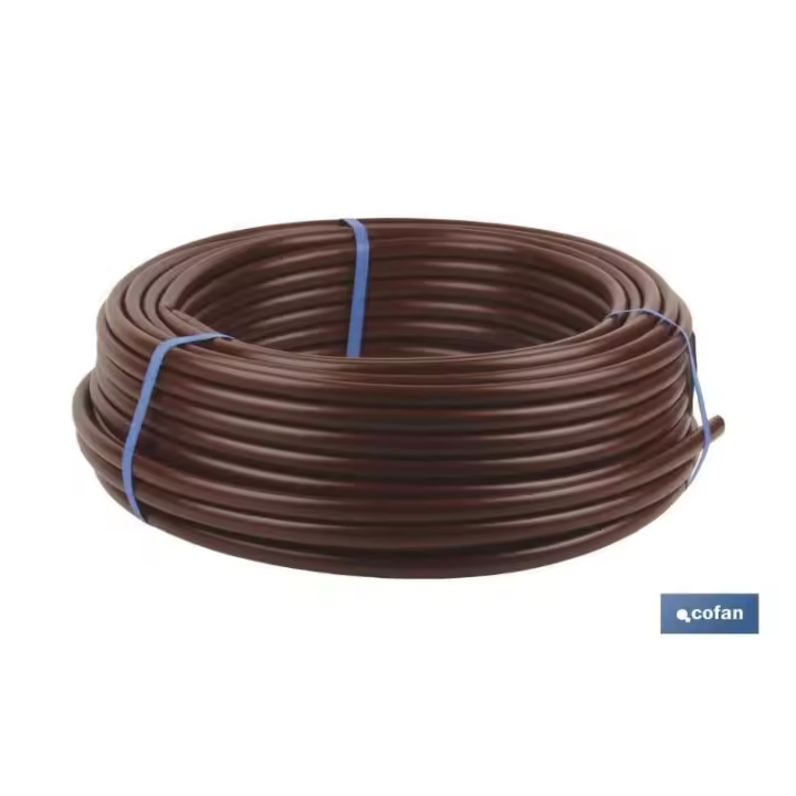 Tubo 50m riego goteo marron (sin goteros) ø16mm - 1