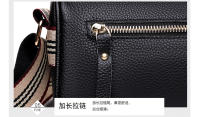Bolso de mujer de Piel Auténtica, Modern Bolso bandolera de un solo hombro, Primera capa de Piel de Vaca, Bolso de almohada, Bolso de Hombre ancho para Mujer - details 31