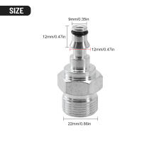 Adaptador De Conexión Rápida Para Lavaradora De Alta Presión a M14/M22 Herramienta De Limpieza De Coche Jardín Material De Acero Aluminizado - details 19