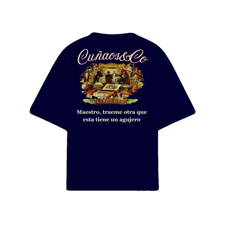 Cuñaos&Co - Camiseta Liaos Bar - 100% algodón - 1