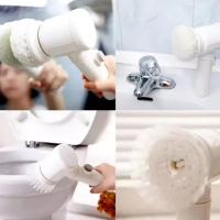 Cepillo eléctrico de mano 5 en 1 para cocina, limpiador de fregadero, herramienta de limpieza de baño y cocina, limpiador multifuncional con USB - details 1