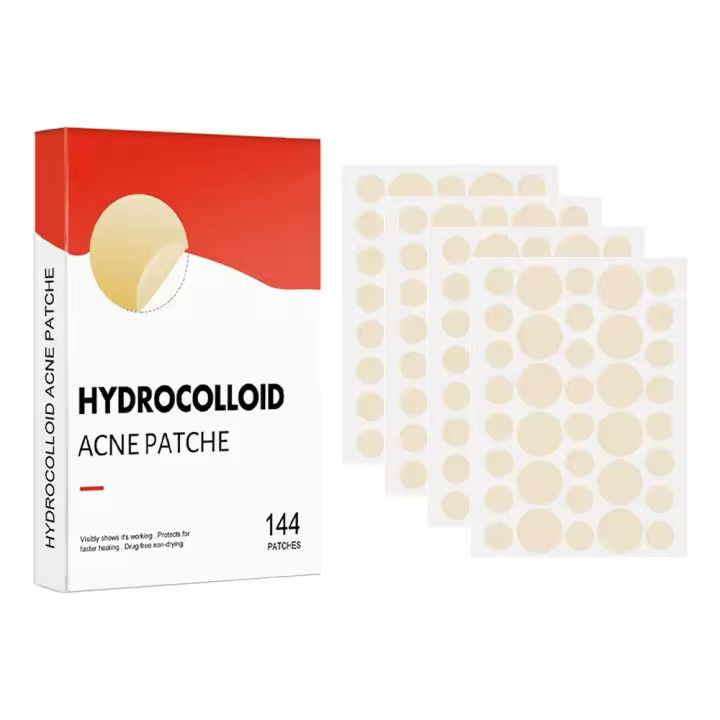 Set De 144 Parches De Acné Profesionales Para Cuidado De La Piel Alta Gama Absorciónde Espots Y Curación Covering Acne Herramientas De Cuidado Facial - 1