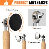Bolívar Ajustable De 2 Pulgadas Para Trabajos De Madera Herramienta Rotativa Para Moldear Y Pulir Discos De Arena Metal Y Herramientas De Jardín - details 5