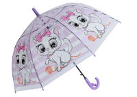 J.S ONDO Paraguas Transparente Bastón Plegable, 50cm Cerrado de NIÑO O NIÑA, Automático, 8 Varillas Resistente Al Viento,DIBUJO ANIMADO - details 0