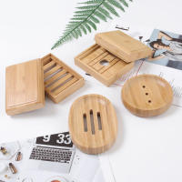 Caja De Jabón Natural En Bambú Soporte Para Desechables De Baño Tratamiento Anti-Moho Elegante Y Duradero Accesorio De Baño - details 0