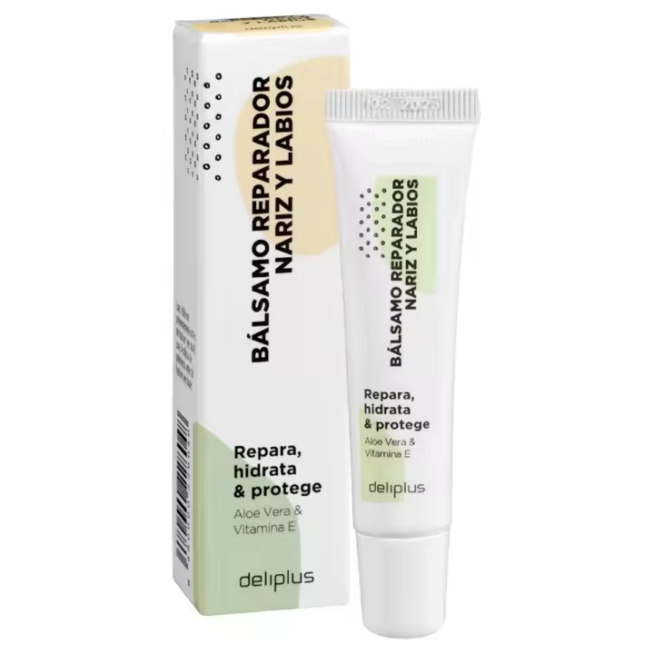 Pack 1 - Bálsamo Reparador Nariz y Labios 15 ml. Repara, Hidrata y Protege. Deliplus - 1