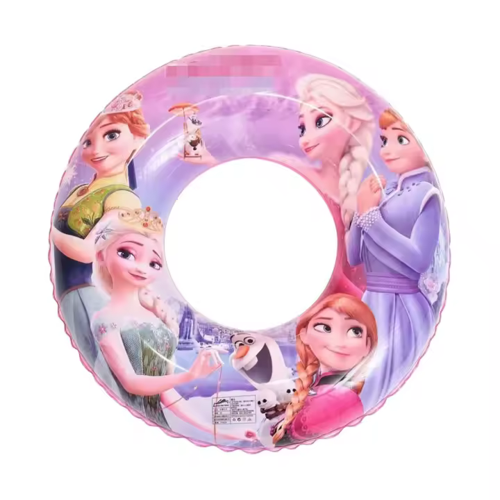 Flotador de Natación para Niños, Flotador Inflables 55cm Bebé Inflable Anillo de Piscina Flotador Hinchable Infantil Dibujos para 3-6 años Juguetes de Verano, Frozen - 1
