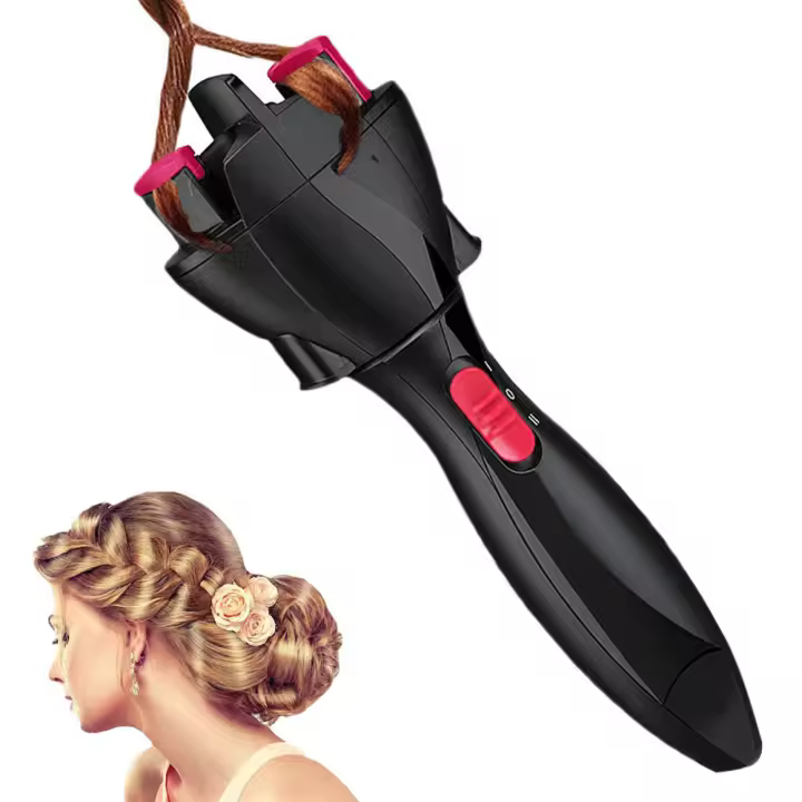 Trenzador de pelo Trenzador de torsión automática de punto Dispositivo Trenza de pelo Twister Máquina de trenzado de peinado del cabello Herramienta de peinado del cabello - 1