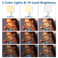 Luz De Rellenado Para Videoconferencia LED Recargable Con Clip Para Teléfono iPhone Android iPad Laptop Maquillaje TikTok Selfie Vlog - details 11