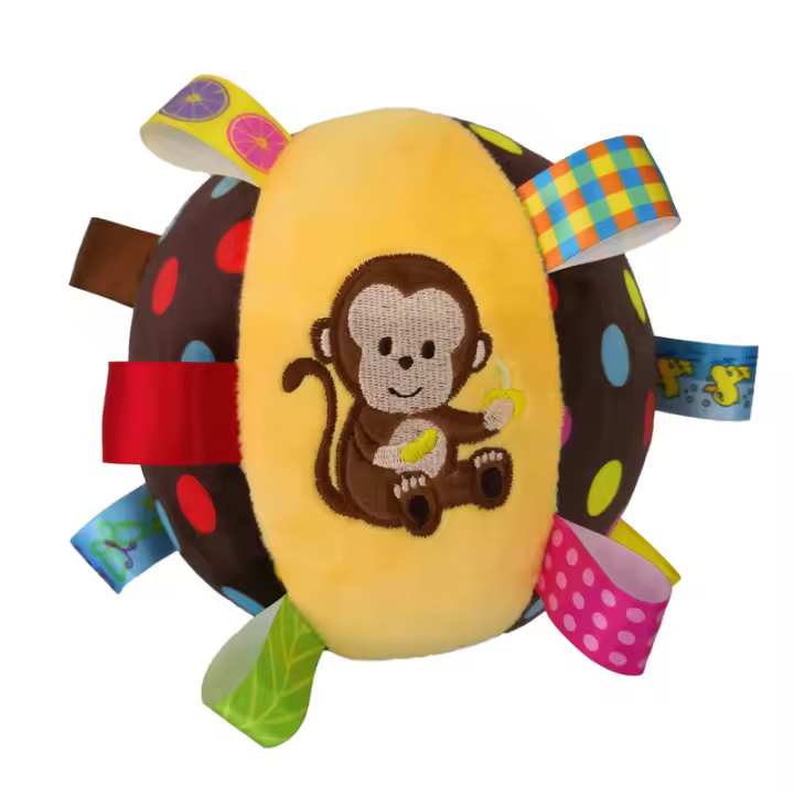 Juguete Interactivo Para Perros Y Gatos Peluche Bola Con Campanas Juguete Masticable De Limpieza Dental Divertido Para Pequeños Grandes Perros Y Gatos Cachorros - 1
