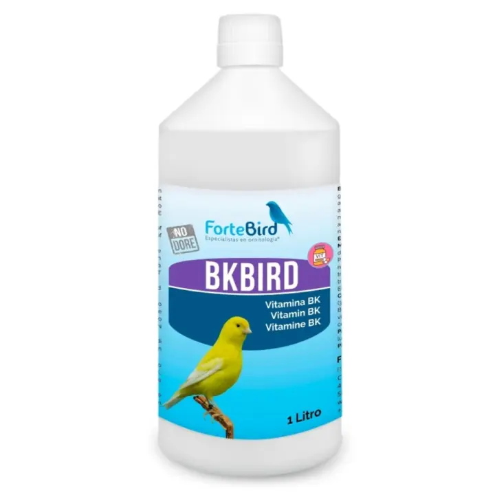 Bkbird La fórmula completa con vitaminas B Y k para aves saludables 1L Fortebird - 1