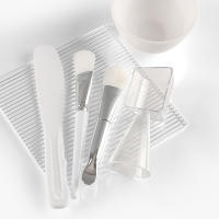 Set De 5 Piezas De Silicona Blanca Para Mezclar Máscaras De Cara Herramientas De Cuidado De La Piel Para Mujeres Y Chicas Belleza Salón Cosméticos - details 4