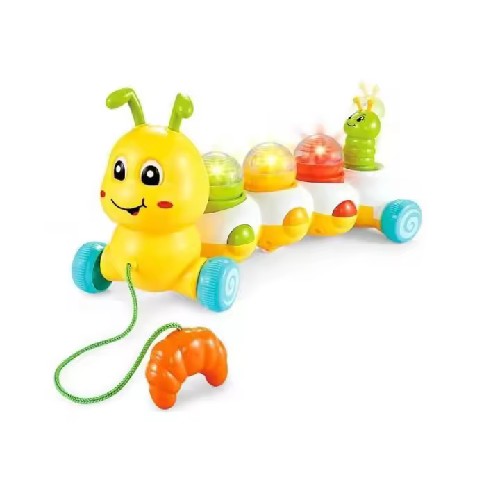 GUSANO ARRASTRE INFANTIL LUZ Y SONIDO DE PANRITOS - 1