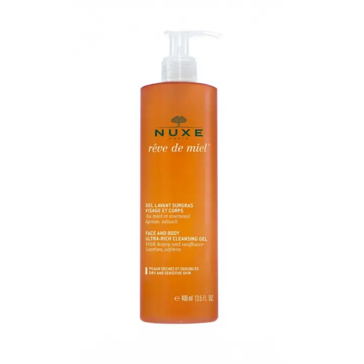 Nuxe Reve De Miel Face & Body Cleansing Gel 400 Ml - 1