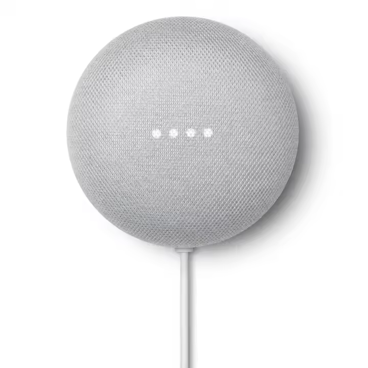 Google Nest Mini 2ª Generación, Altavoz Inteligente, Android, IOS, Wifi, Color Tiza - 1