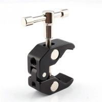 Aguja De Barra Metálica Klemmen Super C Clamps DSLR Rig Para Monitor De LCD Accesorios De Estudio Luz Metálica Pinzas De Crab T-Track - details 8