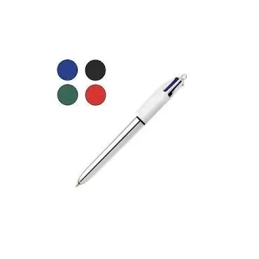 BIC CUATRO COLORES SHINE PLATA     PERGAMINO - 1