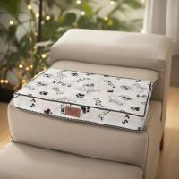Colchoneta para perros, jaula para perros, cama cálida para perros medianos y pequeños, funda extraíble, cama de felpa lavable a máquina, 110 x 80 x 8 cm - details 5