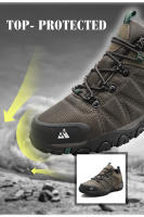 Zapatos De Senderismo Para Hombre HIKEUP No Esmerilados Transpirables Resistentes Al Desgaste Impermeables Para Escalada Y Turismo En Montañas - details 5
