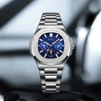 Reloj De Pulsera De Cuarzo Para Hombre PINTIME Serie Clásica Con Pato Luminoso Y Resistente Al Agua Estilo Versátil Y Moderno - details 4