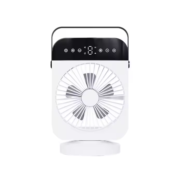 Ventilador de escritorio con pulverizador, mini aire acondicionado USB, enfriador, humidificación para oficina en casa - 1