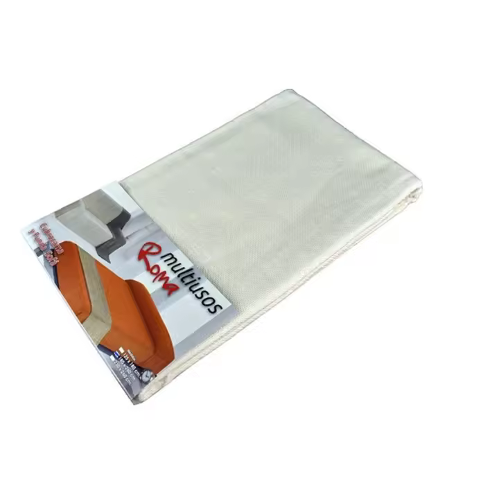 Colcha Multiusos Foulard para Cama y Sofá, Modelo Roma, Estampado, Color Natural, Cañete - 1