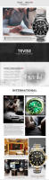 Reloj Mecánico TEVISE De Alta Calidad Para Hombres Resistente Al Agua De Acero Inoxidable Lujo Business Y Moda Pantalla De Numeración Romana Luminosa Y Con Exhibición De Semana - details 9