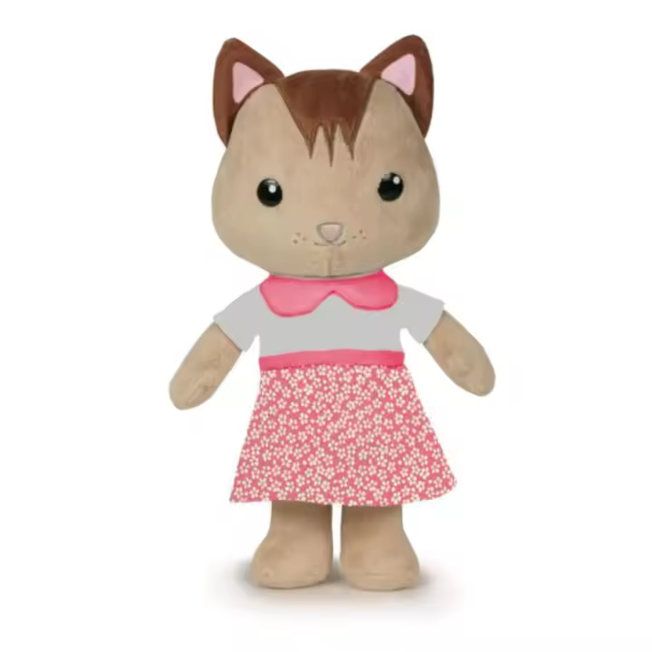PELUCHE FARM FAMILY - 22 CM - FAMILIA GATA MARRÓN , 760016414, TIENDA CON LICENCIA OFICIAL - 1