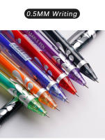 Set De 6 Bolígrafos De Gel Erasables 0.5mm En 6 Colores Recargables Y Lavables Para Escritorio Y Escuela Material Plástico Y Metal - details 3
