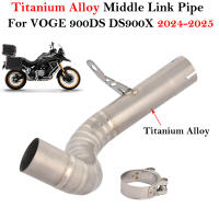 Escape De Motocicleta Slip on Para VOGE 900DS 900 DS DS900X DS900 X 2024 2025 Muffler Modificado Tubo De Conexión Original Material Acero Inoxidable/Titánio - details 4