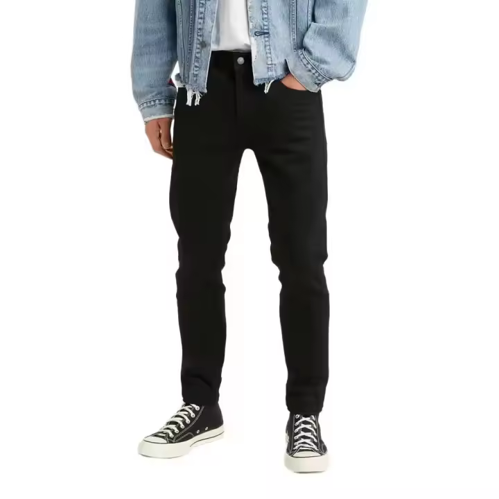 Levis Skinny Taper Black - Pantalones Levis negros para hombre - Vaqueros Levis para hombres de color negro (L34) - W29 , L34 - 1