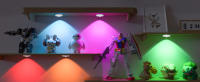 WILLED 6 PCS Luz Nocturna Recargable RGB Con Control Remoto Y Función De Programación LED Para Armario De Cocina Estante - details 4