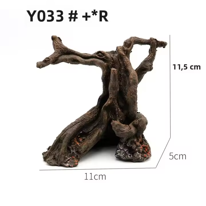 Adornos De Madera Para Acuario Decoración De Tanque De Peces Accesorios Para Baño Árbol De Madera Para Cubierta De Agua Decoración Moderna Para Reptiles Y Peces - 1