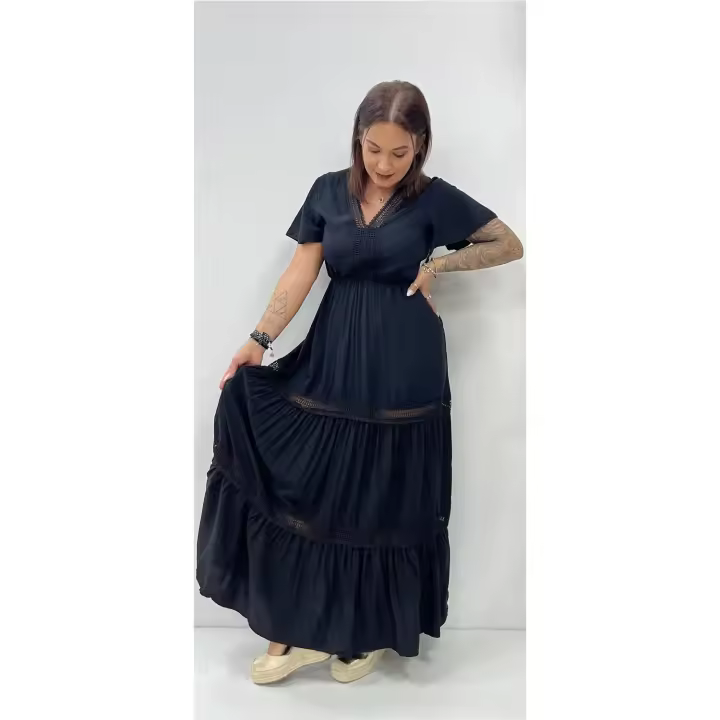 Vestido Leonor Negro - 1