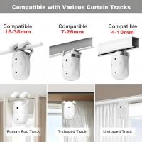 Sistema De Riel De Cortina Automático WiFi 3 En 1 Motorizado Con Aluminio Motor Inteligente Para Control Remoto De Cortinas - details 6