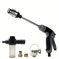 Pistola De Agua De Alta Presión Para Lavar Coche 3/4 Tubo De Jardín Boquilla Herramienta De Limpieza Doméstica Rociador De Agua Para Jardín - details 1