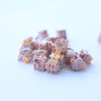 Interruptores Mecánicos Outemu Peach/Lemon V2 Lubed Update Silenciosos Para Teclado Lineales Tactiles 5Pines DIY Hot-Swap Personalizable - details 4