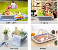 Cesta de picnics portáthil para Exterior-Bolsa de compresas plegable -Caja de almacenamiento que ahorra Espacio - details 2