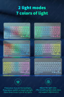 Teclado Inalámbrico Bluetooth Para Tableta Android iOS Windows Con Iluminación RGB Teclado Ratón Compatible Con iPad Y Teléfono - details 1