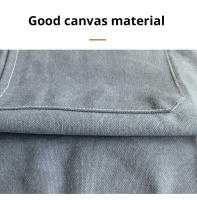 Delantal De Lona Resistente Al Aceite Para Cocina Y Jardín Algodón Para Té De Leche Y Café Tienda De Café Trabajo Denim Unisex - details 2