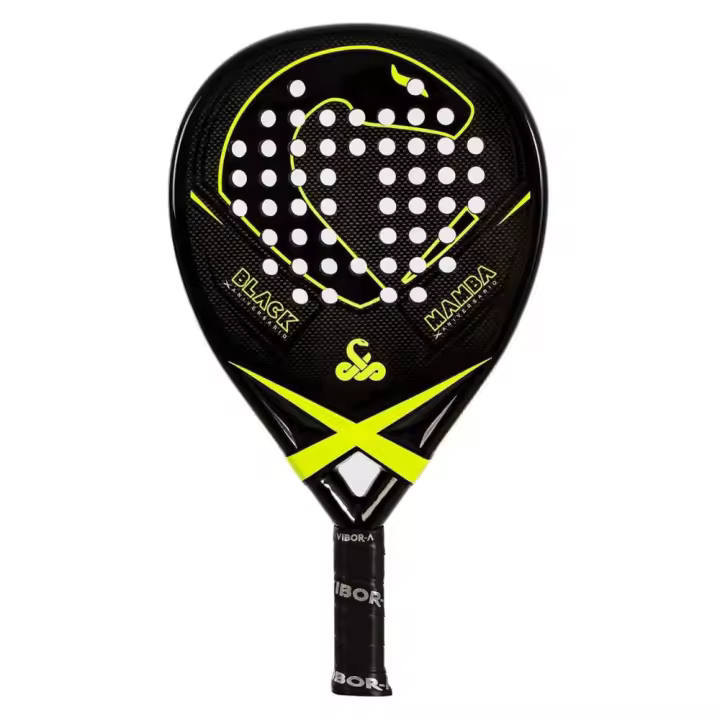 Pala de Pádel Vibora Black Mamba Aniversario - Rendimiento Polivalente, Control y Potencia - 10 años de Trayectoria - Marca VIBOR-A - 1