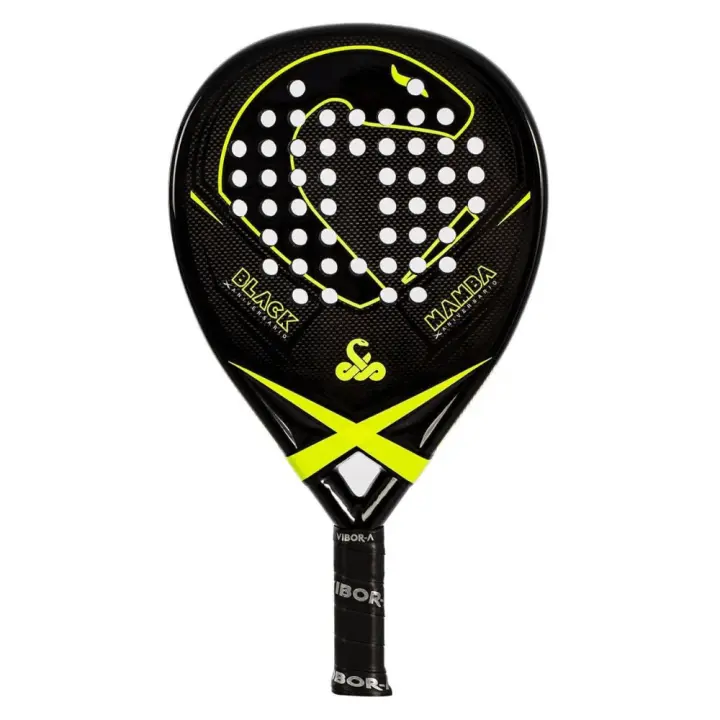Pala de Pádel Vibora Black Mamba Aniversario - Rendimiento Polivalente, Control y Potencia - 10 años de Trayectoria - Marca VIBOR-A - 1