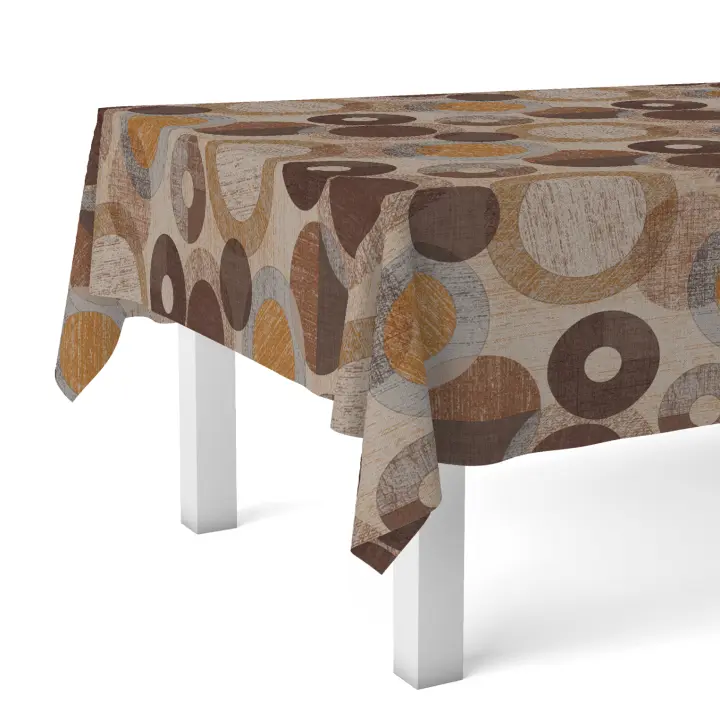 VALENTIA HOME Mantel Hule Mundo | Estampado Antimanchas | Repelente de Agua | Protección Mesa | Varios Tamaños - 1