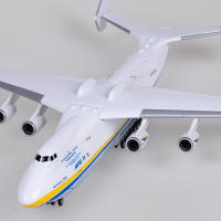 Modelo De Replicado De Avión Antonov AN-225 Mriya En Escala 1/200 42CM Figura De Colección De Plástico Resina Para Exposición - details 3