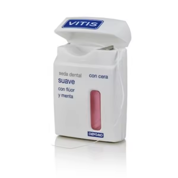 Vitis Seda Dental Suave Fluor Y Menta 55m EL PRECIO INCLUYE 5 UNIDADES - 1