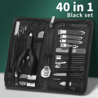 Kit De Manicura Y Pedicura En 1 Para Hombres Y Mujeres Herramientas De Cuidado De Uñas Y Pies Kit De Aseo De Manos Y Pies De Acero Inoxidable - details 0