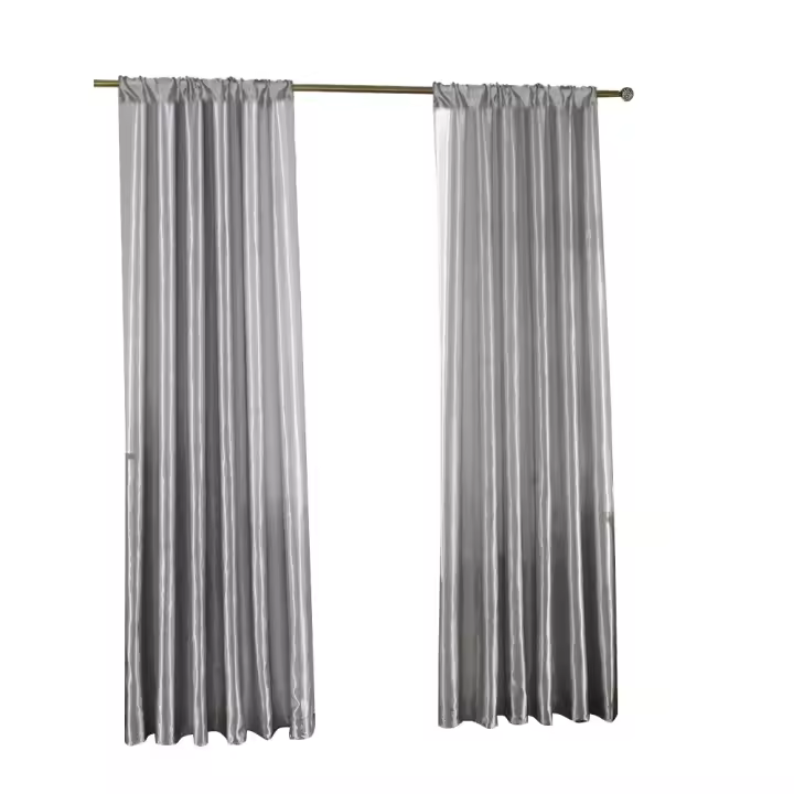 Cortina Contemporánea Sencilla De Color Sólido Cortina Transparente Ligera Para Sala De Estar Instalación En Techo Pantalla De Luz Con Polea Para Rojo Azul Verde Amarillo Gris Negro - 1